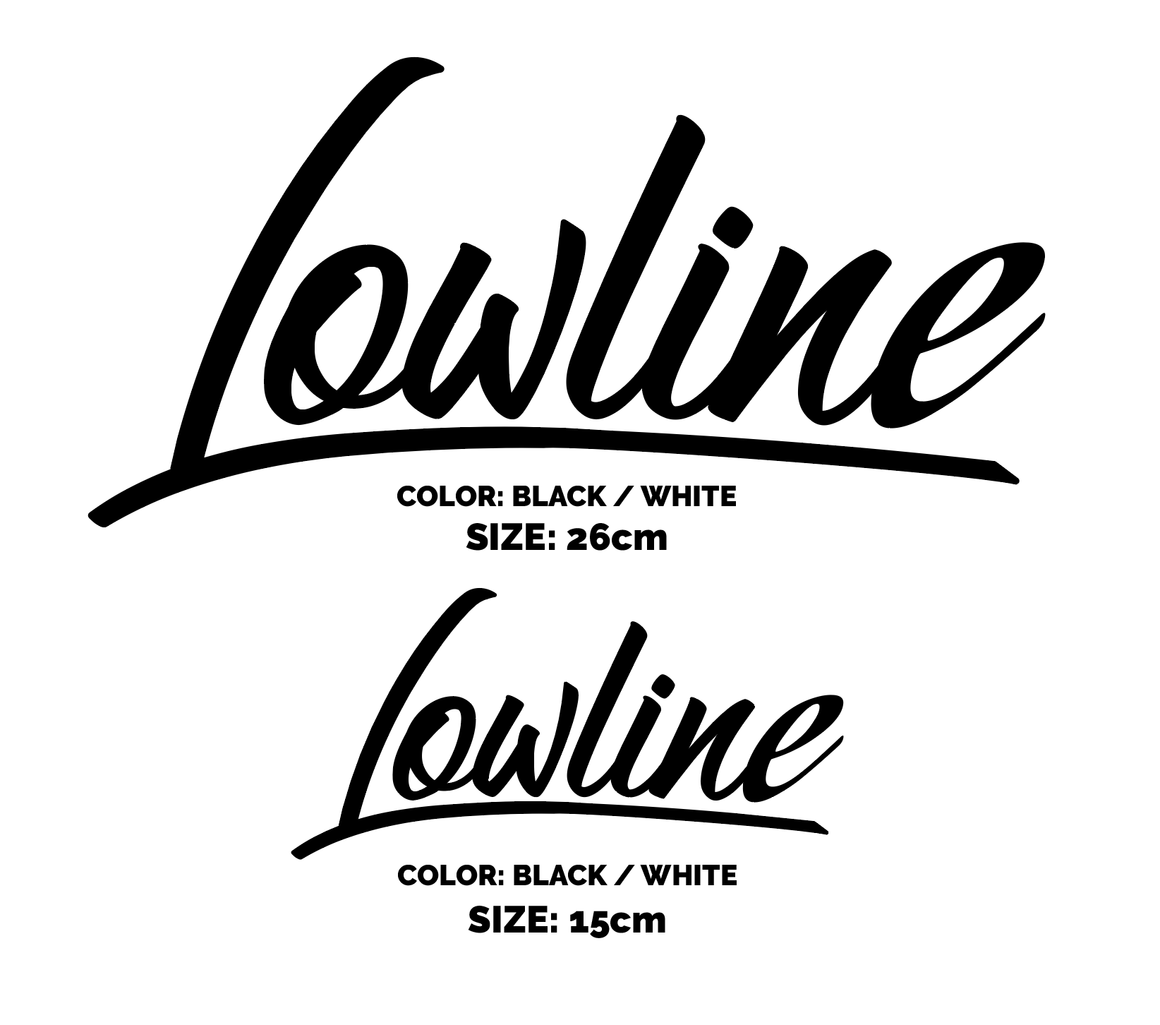 LOWLINE® Logo Sticker